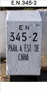 E.N. 345-2 - Caria (prox.)
 - Est. Caria